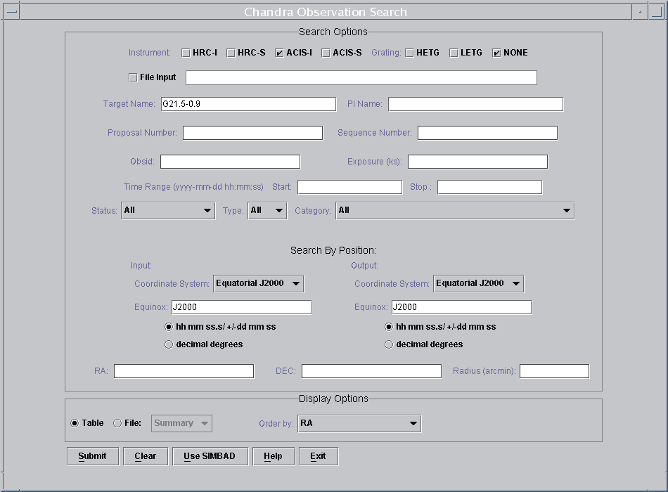 [Image 2: The completed search form]
