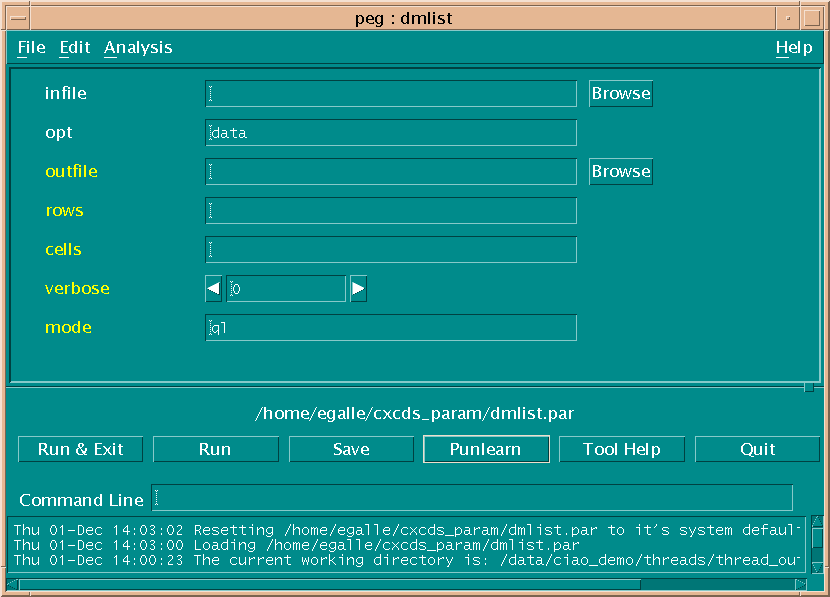 [Image 2: Peg GUI after loading a parameter file]