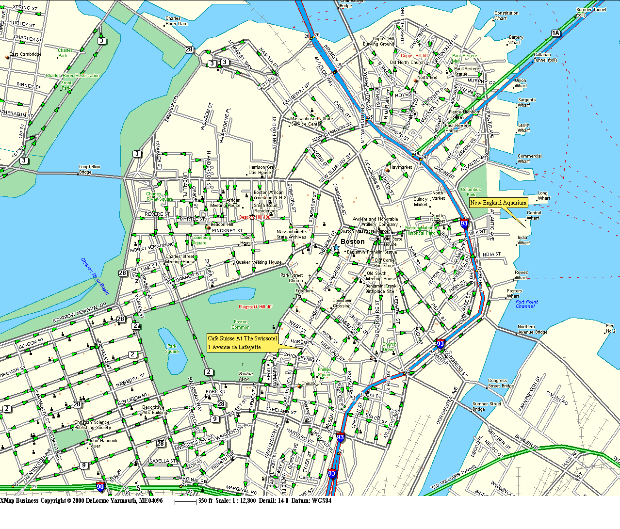 Boston Common Map