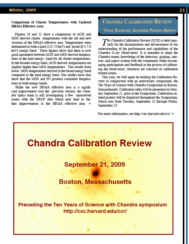 Page 21 of the Chandra Newsletter, issue 16, for text-only, please refer to http://cxc.harvard.edu/newsletters/news_16/newsletter16.html