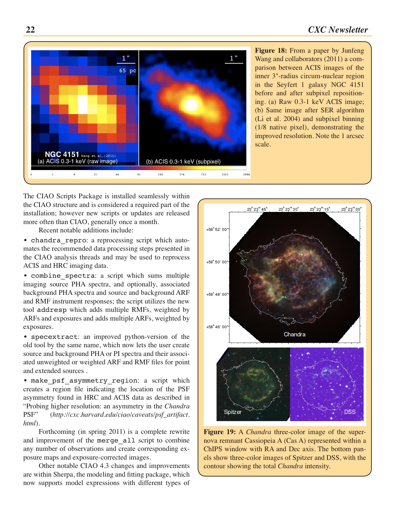 Page 22 of the Chandra Newsletter, issue 18.