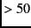 $>50$