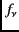 $f_{\nu}$
