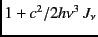 $1+c^2/2h \nu^3 \, J_\nu$