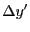 $ {\Delta}y'$