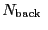 $\displaystyle N_{\rm back}~$