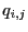 $ q_{i,j}$