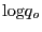 $ {\log}q_o$