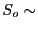 $ S_o \sim$