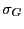 $ \sigma_G$