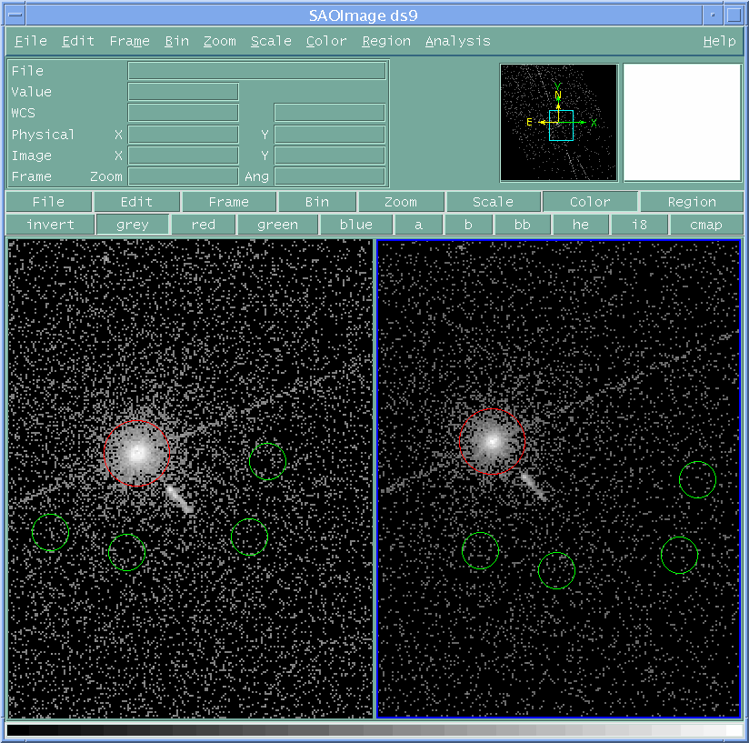 [Image 1: Extraction regions on the event file]