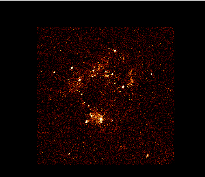 [Image 1: Diffuse emission plus point sources]