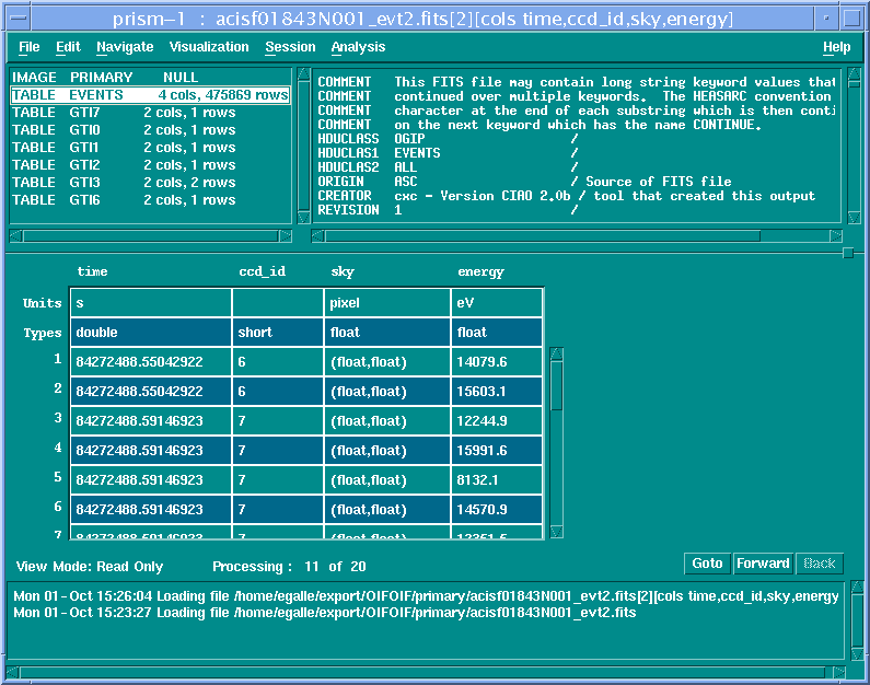 [Image 4: Filtering on selected columns in a table file]