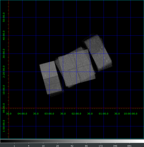 [Thumbnail image: combined observations near the pole without reprojecting each observation]