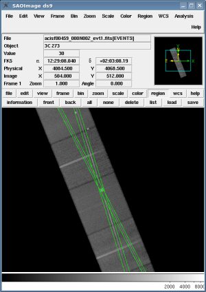 [Thumbnail image: The region mask outlines the photons from the source and the grating arms.]