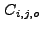 $ C_{i,j,o}$