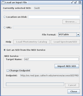 [SedImporter GUI]