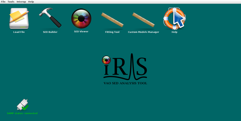 [snapshot of   Iris GUI]