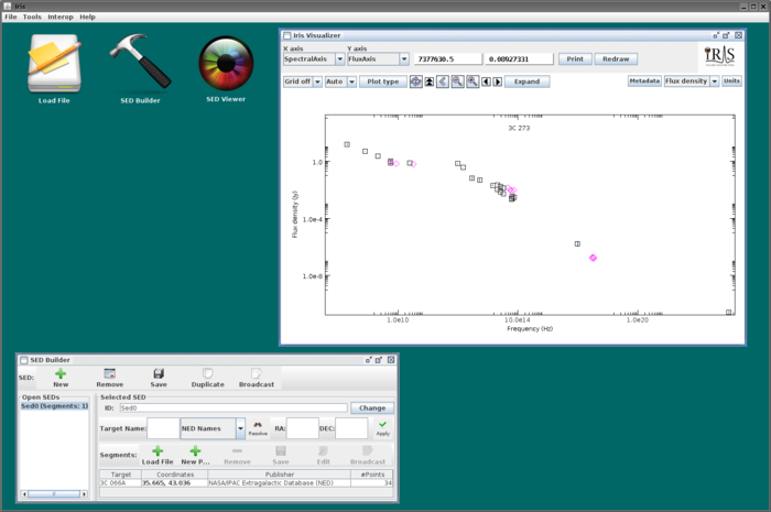 [Iris GUI snapshot]