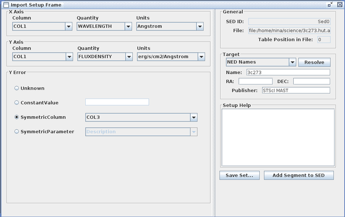 [snapshot of   SED Builder GUI]