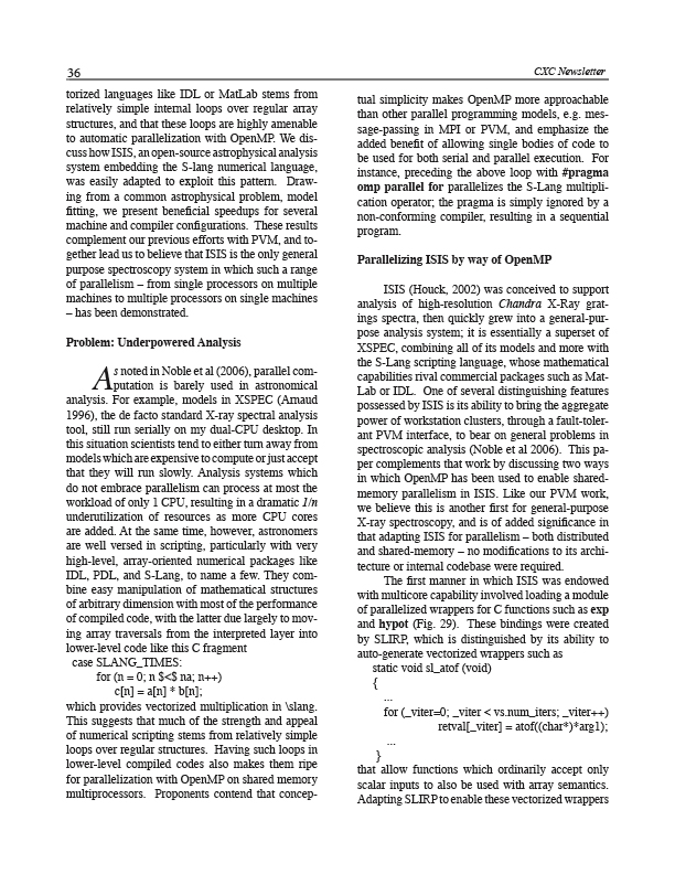 Page  of the Chandra Newsletter, issue 15. For text-only, please
      refer to http://cxc.harvard.edu/news/news_15/newsletter15.html