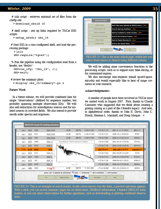 Page 35 of the Chandra Newsletter, issue 16, for text-only, please refer to http://cxc.harvard.edu/newsletters/news_16/newsletter16.html