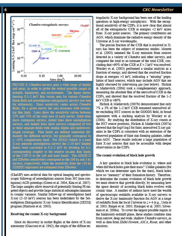 Page 4 of the Chandra Newsletter, issue 16, for text-only, please refer to http://cxc.harvard.edu/newsletters/news_16/newsletter16.html