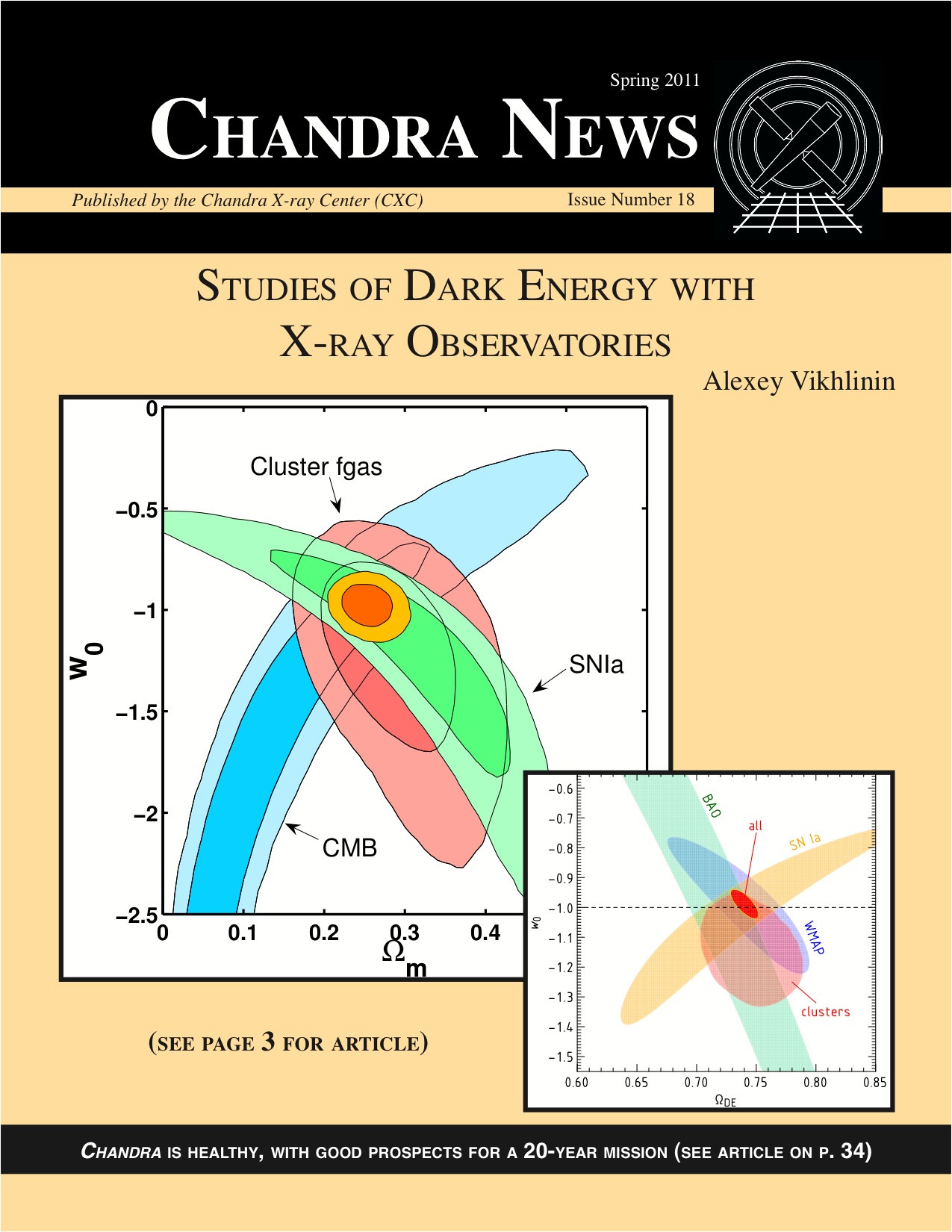 Page 1 of the Chandra Newsletter, issue 18.
