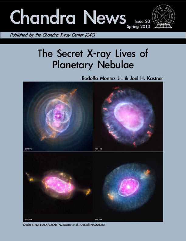 Cover of the Chandra Newsletter, issue 20.