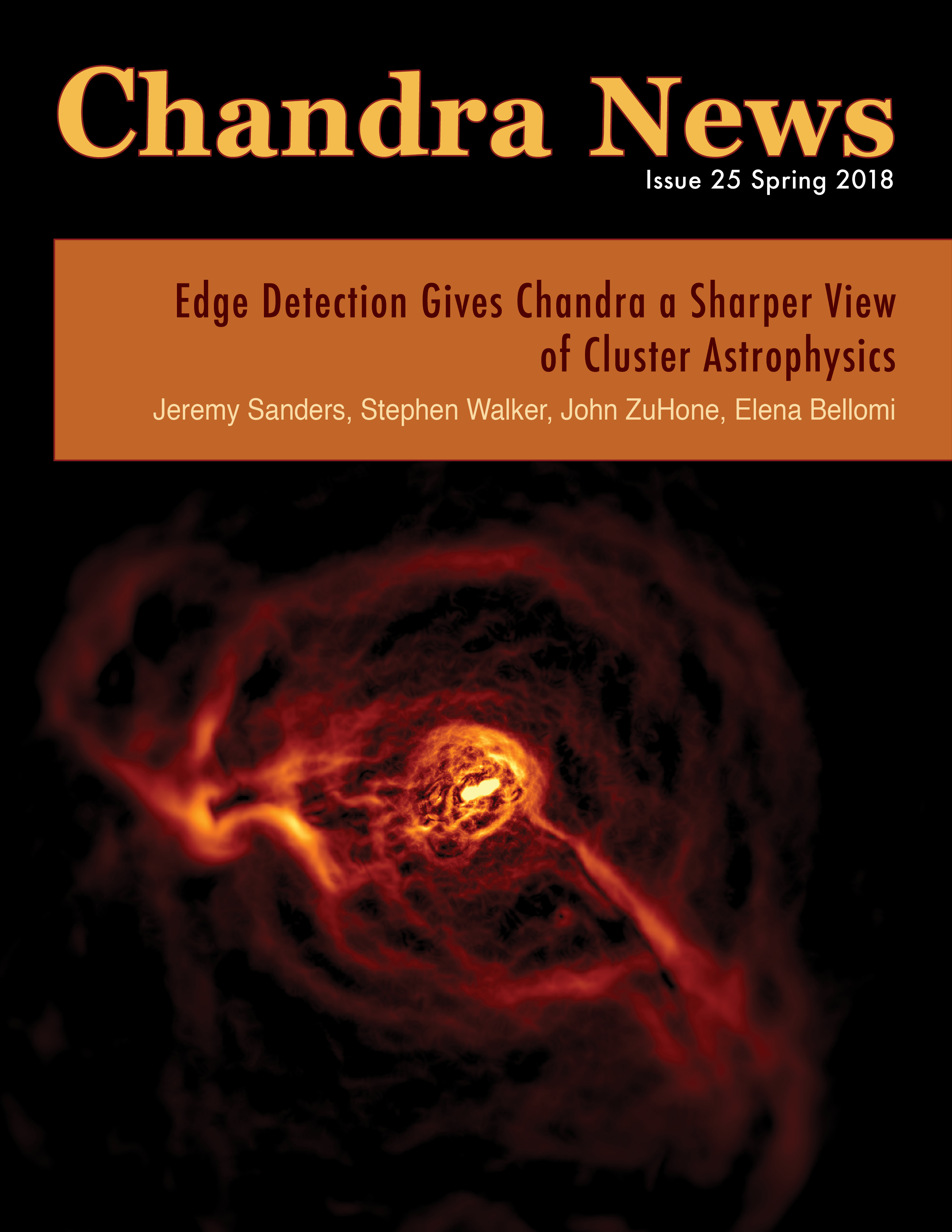 Cover of the Chandra Newsletter, Issue 25.