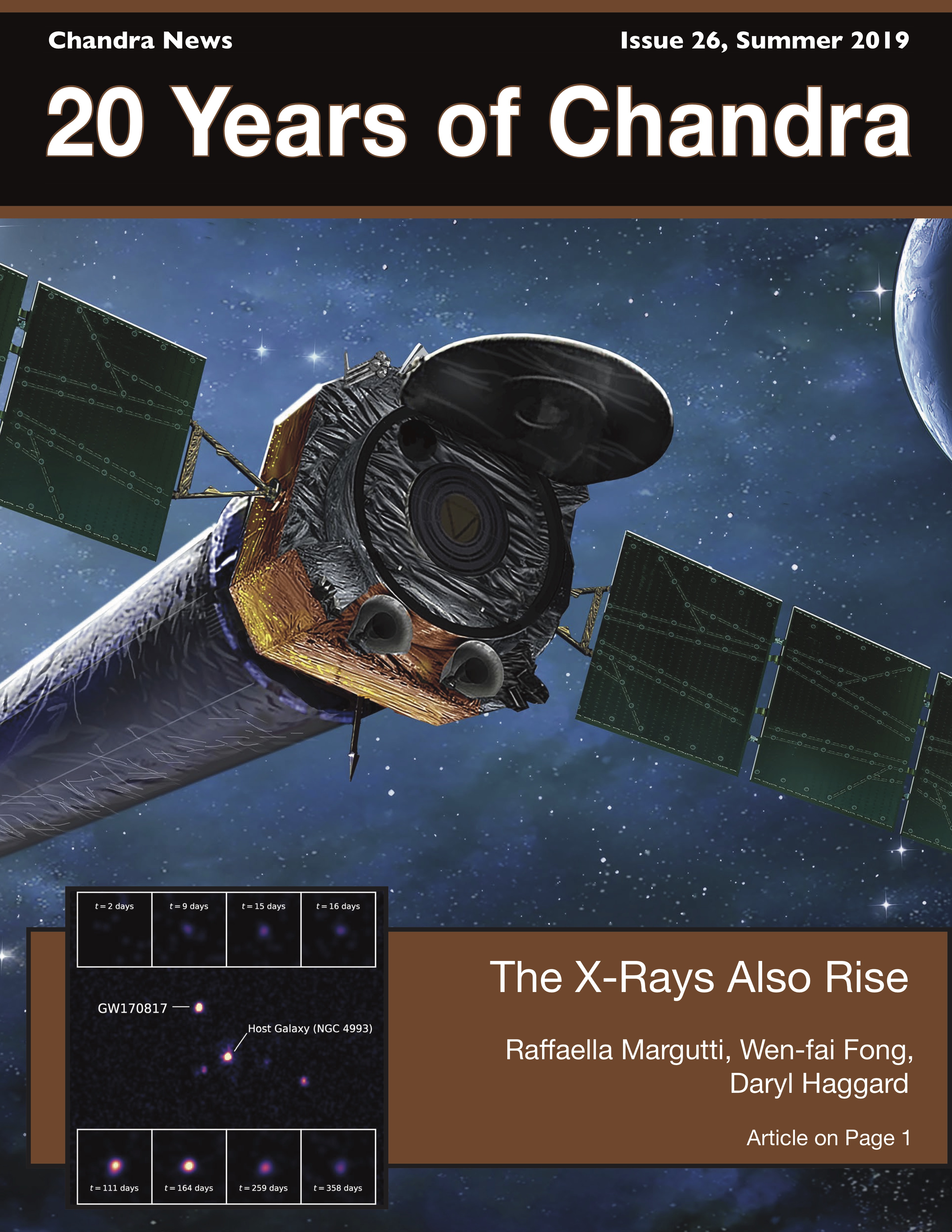 Cover of the Chandra Newsletter, Issue 26.